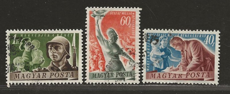 HUNGARY SC# 917-19   VF/U