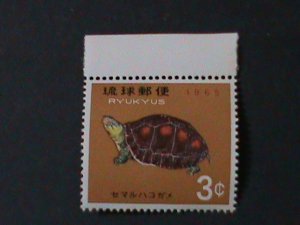 ​RYUKYU-1965-SC# 136-CHINESE BOX TURTLE-MNH-VERY FINE WE SHIP TO WORLDWIDE