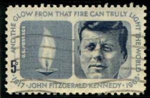 1246 US 5c John F Kennedy, used cv $.20