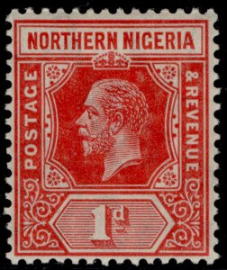 NORTHERN NIGERIA GV SG41, 1d red, M MINT.