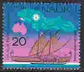 Nauru #126 F-VF Mint NH ** Outrigger