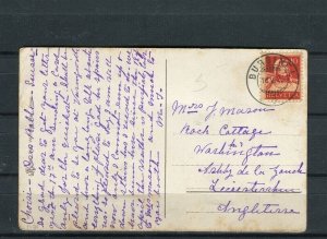SWITZERLAND; 1925 early Photographic POSTCARD fine used item to Leicester