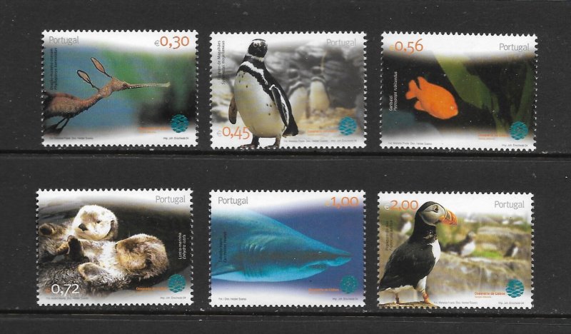 MARINE LIFE - PORTUGAL #2608-13   MNH