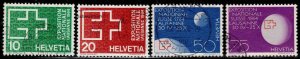 Switzerland #430-33 ~ Clpt Set of 4 ~ Swiss National EXPO ~ Used  (1963)