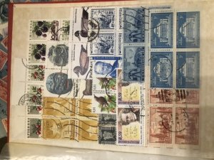 W.W Stamps In Stock Book + Some VERY OLD U.S Might Find Some Gems