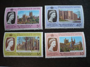 Stamps-St. Vincent Gren-Scott#153-156a-Mint Never Hinged Set of 4+Souvenir Sheet