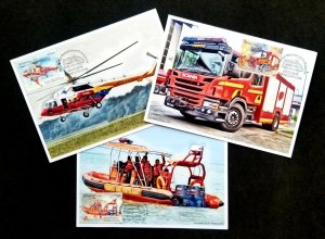 Malaysia Rescue Vehicle 2024 Helicopter Fire Engine Ship Boat Brigade (maxicard)