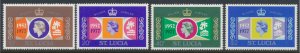 ST Lucia   SC# 414 - 417   MNH   QE II Silver Jubilee    see details/scans 