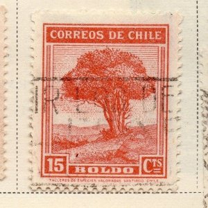 Chile 1938-40 Early Issue Fine Used 15c. 172627