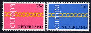 Netherlands Scott # 488 - 489, mint nh