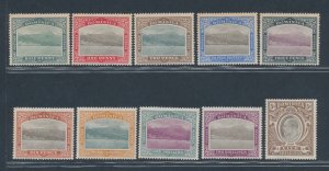 1903-07 Dominica, Stanley Gibbons n. 27/36, 10 Value Series, MH*