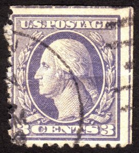 1918, US 3c, Washington, Used, Sc 529