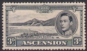 Ascension 1940 KGV1 3d Grey & Black MM P13 1/2 SG 42a ( M1213 )