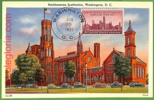 18056 - USA - MAXIMUM CARD - 1951 - Washington - Architecture-