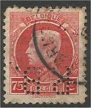 BELGIUM, 1922, used 75c, Albert I Scott 163