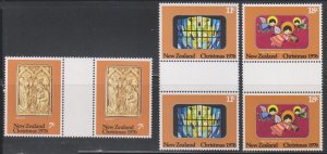 New Zealand,  Christmas 1976 (SC# 608-610) MNH SET