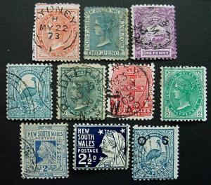 Packet, Australia, New South Wales, 10 Different Used