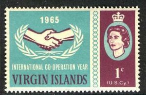 British Virgin Islands; 1965: Sc. # 161 MNH Single Stamp