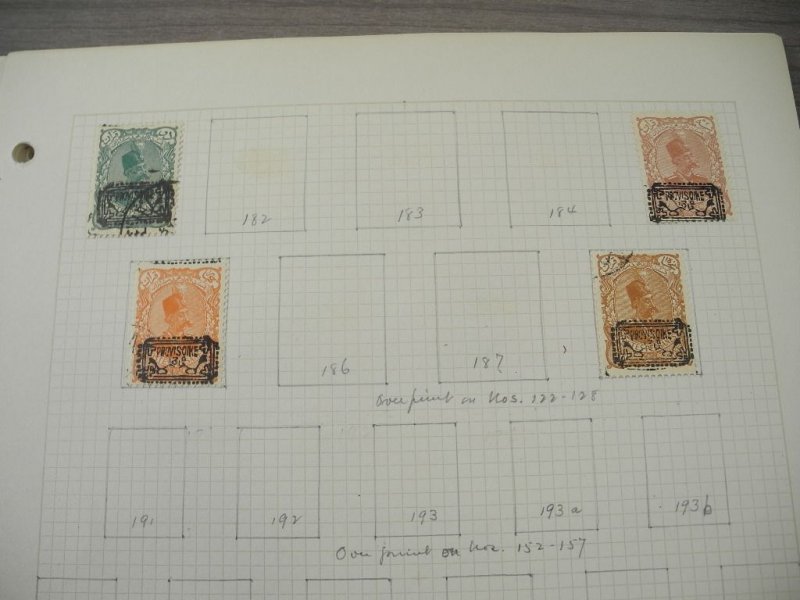 PERSIA, Excellent Stamp Collection hinged on pages