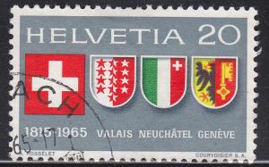 Switzerland 466 Swiss Confederation 1965