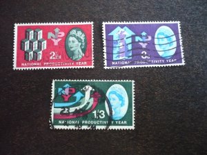 Stamps - Great Britain - Scott# 387-389 - Used Set of 3 Stamps