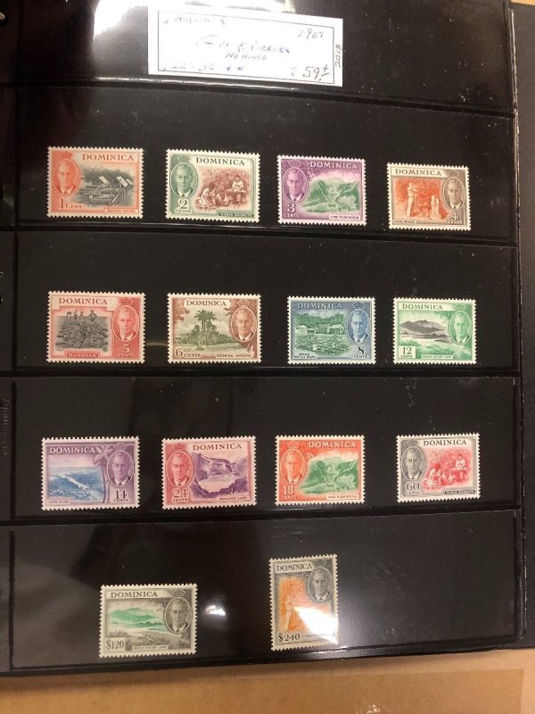 BRITISH EMPIRE – HIGH VALUE MINT DEFINITIVE SETS – 425035