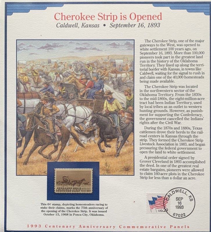 Centenary Anniversary Commemorative Panels.