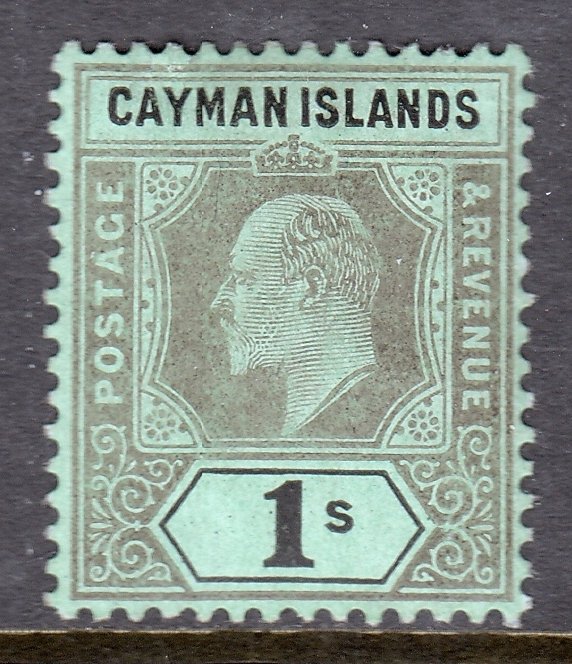 Cayman Islands - Scott #27 - MH - 2 small tears above A and Y - SCV $11