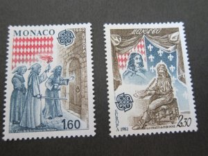 Monaco 1982 Sc 1329-30 set MNH