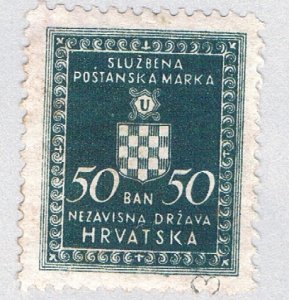 Croatia O2 Used Coat of Arms 1942 (BP85535)