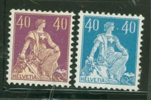 Switzerland #136-7  Single