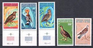 1972-75 Territory of Afars and Issas - Yvert 68/71+105 - Uccelli - MNH**