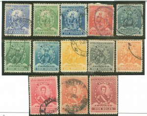 Peru #141-153 Used Single (Complete Set)