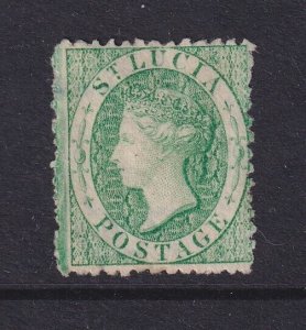 St. Lucia, Scott 6 (SG 8), MHR (large), traces of OG