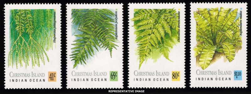 Christmas Island Scott 238-241 Mint never hinged.