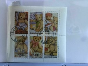 Batum Lovely  Teddy Bears   stamp sheet R27715 