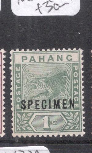 Malaya Pahang Tiger Specimen SG 11s MOG (4dme)