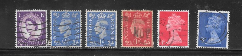 Great Britain Mixture #Z267 Used 10 Cent Collection / Lot