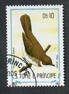 St. Thomas & Prince Islands #735 Birds used single