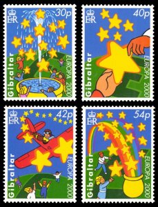 Gibraltar 2000 Scott #837-840 Mint Never Hinged