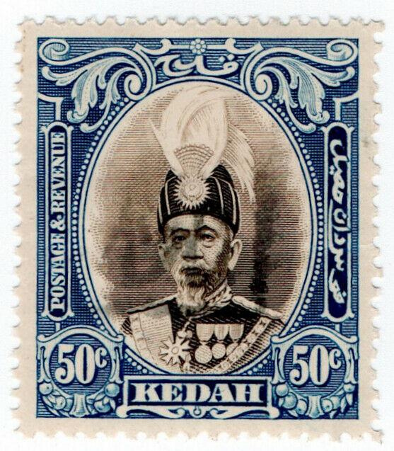 (I.B) Malaya States Revenue : Kedah Duty 50c (Japanese Occupation)