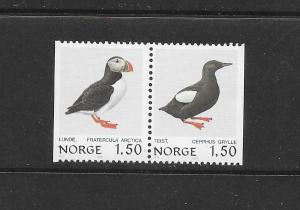 BIRDS - NORWAY #777-78  MNH