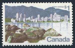 Canada 600 perf 11, MNH. Michel 496Ax. Vancouver, B. C. 1972.