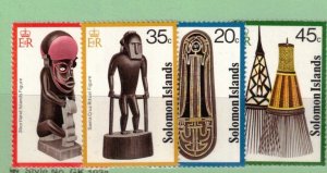 Solomon Island Sc 364-7 MNH Set of 1978 - Traditional Art - HM05