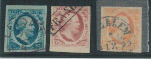 78359-NETHERLANDS-STAMPS Set-YVERT # 1/3 Very Finely USED 