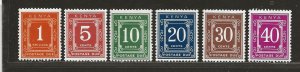 KENYA SC# J1a-7a   FVF/MNH