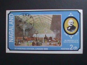 NAGALAND-1979-CENTENARY DEATH OF SIR ROWLAND HILL-IMPERF-CTO S/S VERY FINE-