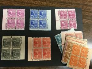 803-31 Presidential Superb Never Hinged Plate Blocks 