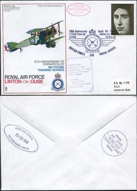 SC7a 50th Ann Formation of No.1 Flying Training School Standard Cover (A)