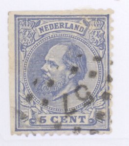 Netherlands, Scott #23, Used, 57- Den Bosch